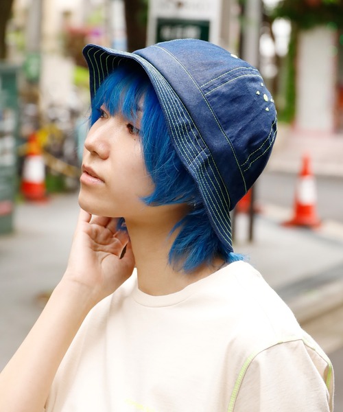 『新品未使用』Pop Trading Company denim hat POP TRADING COMPANY - ポップ トレーディング カンパニー