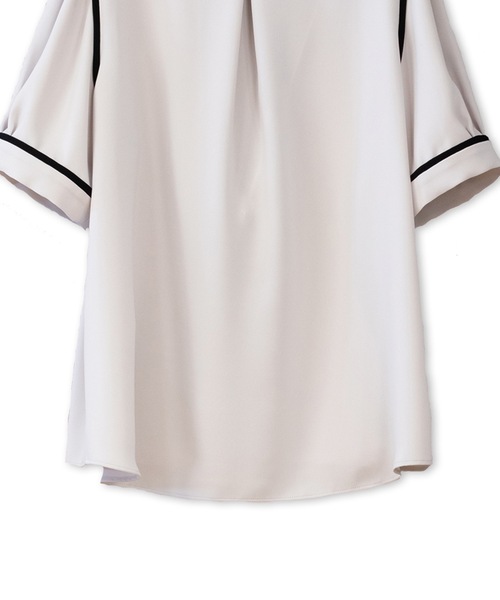 La SRIC（ラスリック）の「La SRIC / バイカラートリミングBL【セットアップ可】（シャツ/ブラウス・レディース・グリーン/グレー系その他・38）」の20枚目の写真