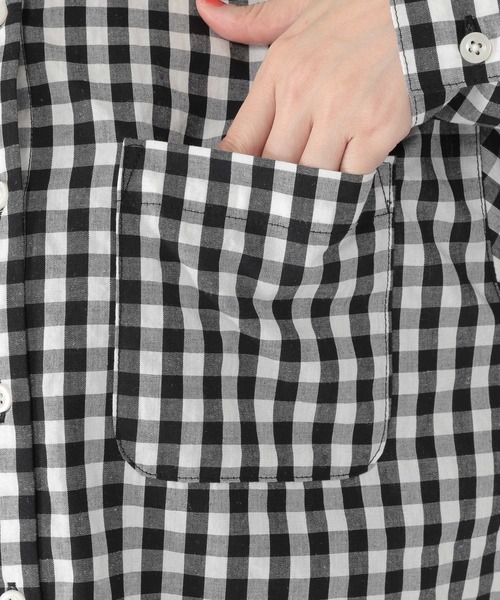 studio CLIP（スタディオクリップ）の「【UVカット/接触冷感】レジャーUVカットひんやりシャツ（シャツ/ブラウス・レディース・イエロー/その他1/ピンク/オフホワイト/その他2・FREE）」の7枚目の写真