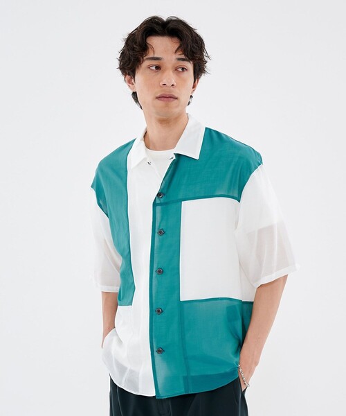 CITY TOKYO（シティトウキョウ）の「シルクコットンブロッックショートスリーブシャツ（シャツ/ブラウス・メンズ・その他3/その他4・1/2）」の20枚目の写真