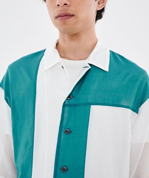 CITY TOKYO（シティトウキョウ）の「シルクコットンブロッックショートスリーブシャツ（シャツ/ブラウス・メンズ・その他3/その他4・1/2）」の13枚目の写真