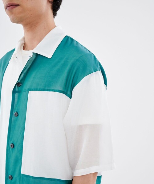 CITY TOKYO（シティトウキョウ）の「シルクコットンブロッックショートスリーブシャツ（シャツ/ブラウス・メンズ・その他3/その他4・1/2）」の18枚目の写真