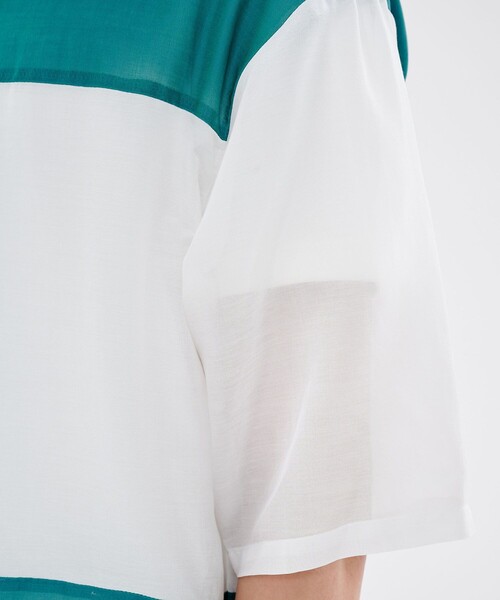 CITY TOKYO（シティトウキョウ）の「シルクコットンブロッックショートスリーブシャツ（シャツ/ブラウス・メンズ・その他3/その他4・1/2）」の4枚目の写真