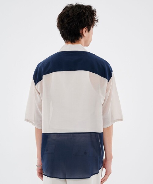 CITY TOKYO（シティトウキョウ）の「シルクコットンブロッックショートスリーブシャツ（シャツ/ブラウス・メンズ・その他3/その他4・1/2）」の9枚目の写真