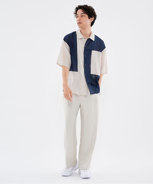 CITY TOKYO（シティトウキョウ）の「シルクコットンブロッックショートスリーブシャツ（シャツ/ブラウス・メンズ・その他3/その他4・1/2）」の12枚目の写真