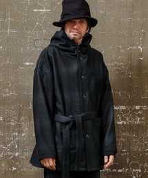 mj8593-WOOL HOODIE ROBE ローブ