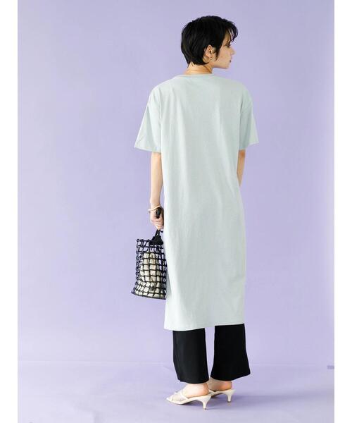 koe(コエ)の「胸切替えプリントマキシワンピース*(ワンピース・レディース・チャコールグレー/ブラック/グリーン/ブルー・FREE)」の20枚目の写真