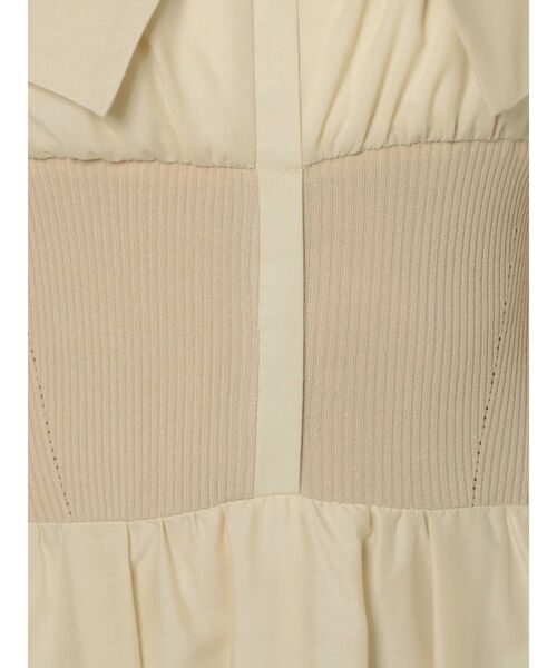 MERCURYDUO（マーキュリーデュオ）の「セーラーカラーウエストリブシャツワンピース（ワンピース・レディース・アイボリー/インディゴブルー/ライム・FREE）」の21枚目の写真