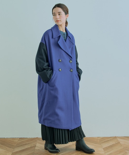 Kelen(ケレン)の「「KELEN / ケレン」LATICA / BY COLOR COAT(ダウンジャケット/コート・レディース・ブルー/チェック・S/M)」の3枚目の写真
