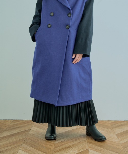 Kelen(ケレン)の「「KELEN / ケレン」LATICA / BY COLOR COAT(ダウンジャケット/コート・レディース・ブルー/チェック・S/M)」の17枚目の写真
