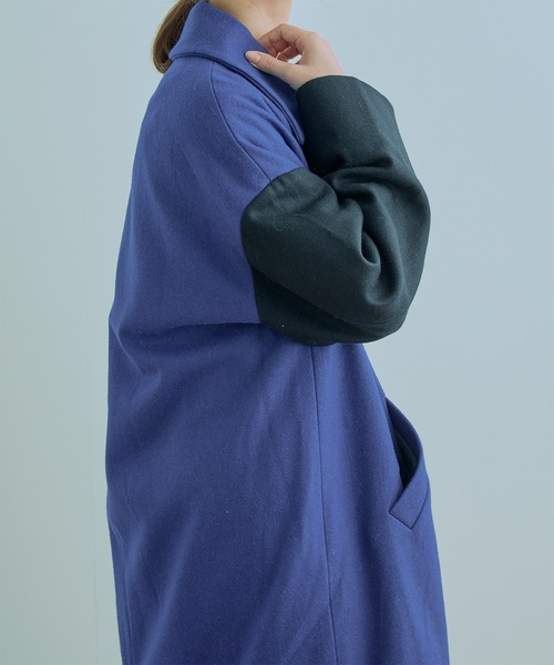 Kelen(ケレン)の「「KELEN / ケレン」LATICA / BY COLOR COAT(ダウンジャケット/コート・レディース・ブルー/チェック・S/M)」の7枚目の写真