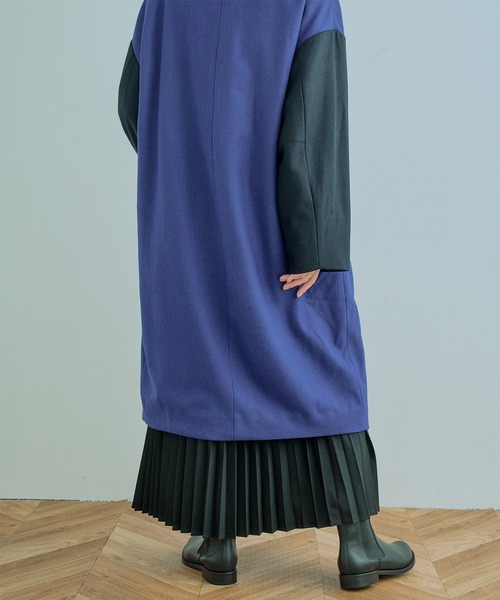 Kelen(ケレン)の「「KELEN / ケレン」LATICA / BY COLOR COAT(ダウンジャケット/コート・レディース・ブルー/チェック・S/M)」の4枚目の写真