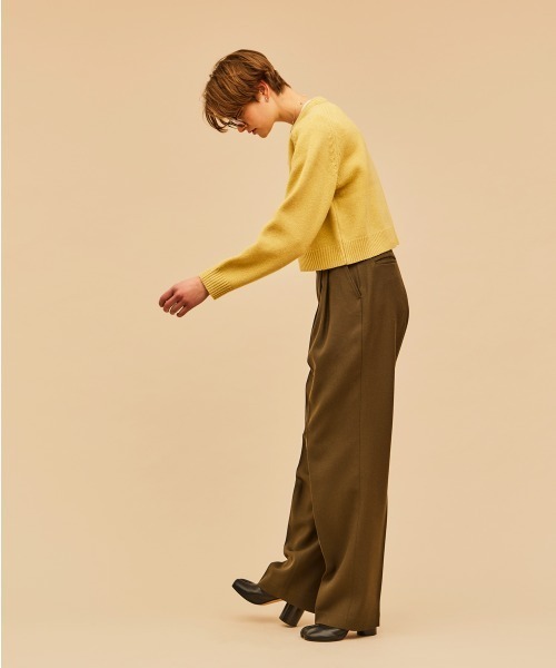 THE SHINZONE(ザ シンゾーン)の「THE SHINZONE/シンゾーン ショートシェーカーセーター SHORT SHAKER SWEATER(ニット/セーター・レディース・ブラウン/グレー/イエロー・FREE)」の20枚目の写真