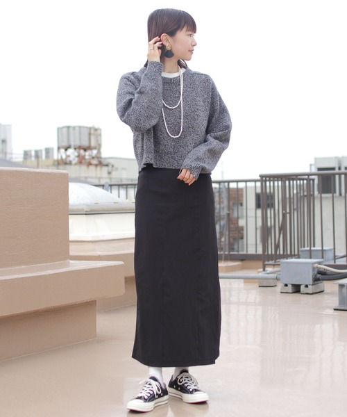 THE SHINZONE(ザ シンゾーン)の「THE SHINZONE/シンゾーン ショートシェーカーセーター SHORT SHAKER SWEATER(ニット/セーター・レディース・ブラウン/グレー/イエロー・FREE)」の7枚目の写真