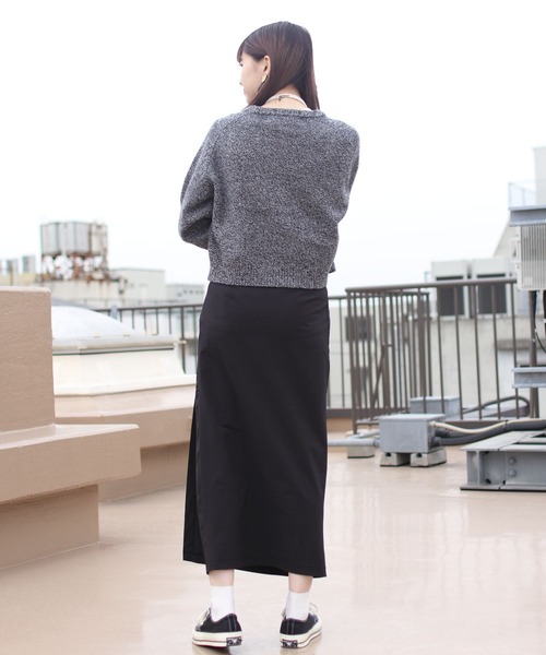 THE SHINZONE(ザ シンゾーン)の「THE SHINZONE/シンゾーン ショートシェーカーセーター SHORT SHAKER SWEATER(ニット/セーター・レディース・ブラウン/グレー/イエロー・FREE)」の9枚目の写真