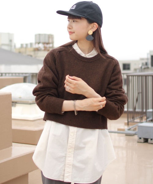 Shinzone - ショートシェーカーセーター　SHORT SHAKER SWEATER THE SHINZONE ニット SHINZONE/シンゾーン ショートシェーカー