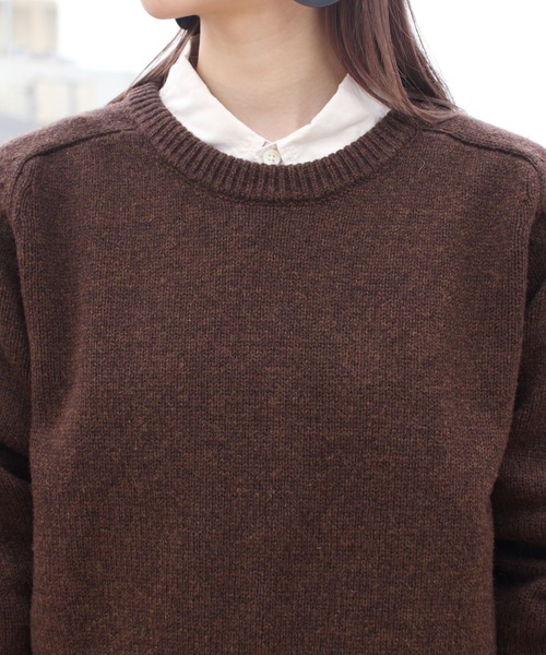 THE SHINZONE(ザ シンゾーン)の「THE SHINZONE/シンゾーン ショートシェーカーセーター SHORT SHAKER SWEATER(ニット/セーター・レディース・ブラウン/グレー/イエロー・FREE)」の14枚目の写真