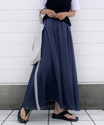 Q | サイドラインマキシスカート(スカート)