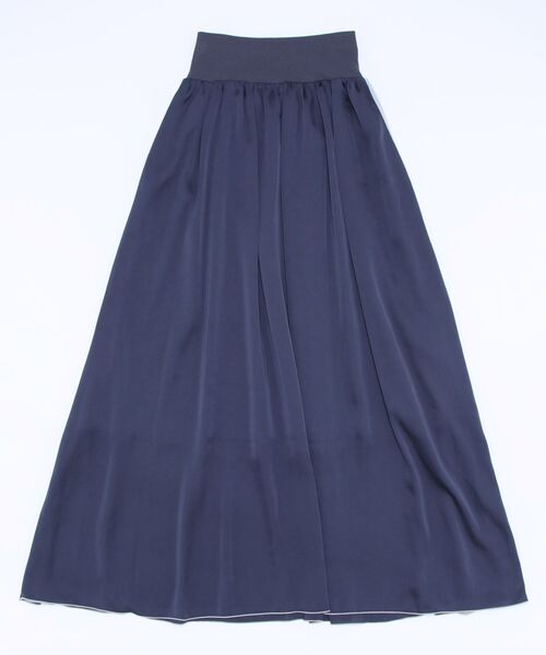 Q（キュー）の「サイドラインマキシスカート（スカート・レディース・チャコールグレー/ライトグレー・MEDIUM）」の11枚目の写真