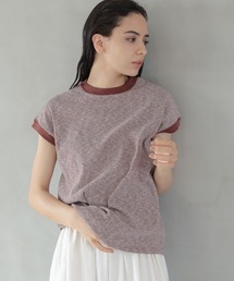 コットンスラビーミニボーダーTシャツ / 285891