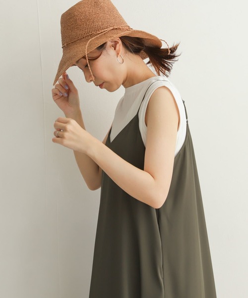 URBAN RESEARCH DOORS（アーバンリサーチドアーズ）の「針抜きノースリーブカットソー（Tシャツ/カットソー・レディース・ブラック/オフホワイト/オレンジ/マスタード・MEDIUM）」の5枚目の写真