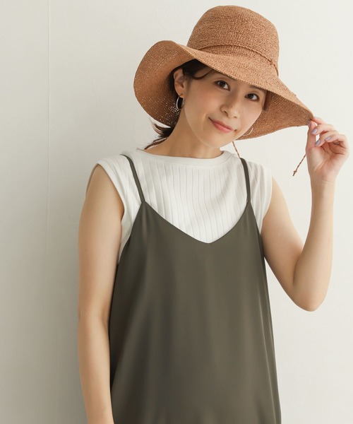 URBAN RESEARCH DOORS（アーバンリサーチドアーズ）の「針抜きノースリーブカットソー（Tシャツ/カットソー・レディース・ブラック/オフホワイト/オレンジ/マスタード・MEDIUM）」の10枚目の写真