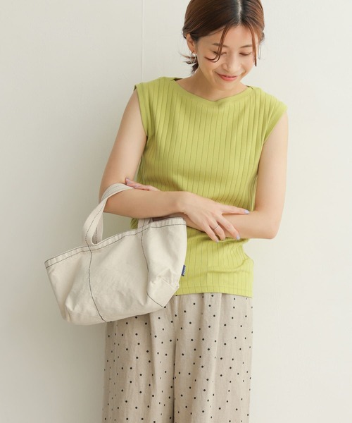 URBAN RESEARCH DOORS（アーバンリサーチドアーズ）の「針抜きノースリーブカットソー（Tシャツ/カットソー・レディース・ブラック/オフホワイト/オレンジ/マスタード・MEDIUM）」の13枚目の写真