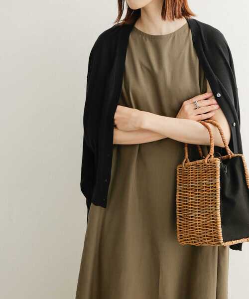 URBAN RESEARCH DOORS（アーバンリサーチドアーズ）の「ハイゲージコットンカーディガン（カーディガン/ボレロ・レディース・ライトベージュ/ネイビー/ブラック・MEDIUM）」の16枚目の写真