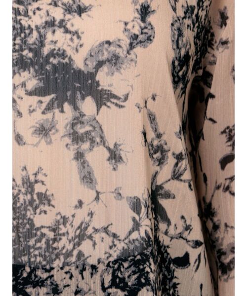 LAGUNAMOON（ラグナムーン）の「フラワー楊柳ハイネックブラウス（シャツ/ブラウス・レディース・チャコールグレー/ブラック/グリーン・FREE）」の10枚目の写真