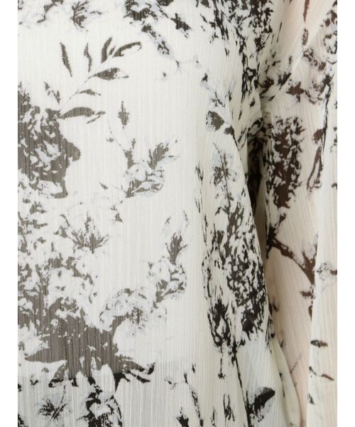 LAGUNAMOON（ラグナムーン）の「フラワー楊柳ハイネックブラウス（シャツ/ブラウス・レディース・チャコールグレー/ブラック/グリーン・FREE）」の12枚目の写真