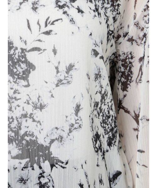 LAGUNAMOON（ラグナムーン）の「フラワー楊柳ハイネックブラウス（シャツ/ブラウス・レディース・チャコールグレー/ブラック/グリーン・FREE）」の17枚目の写真