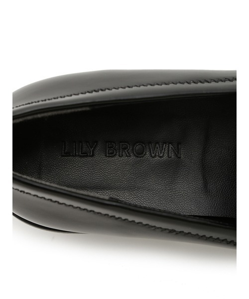 LILY BROWN 厚底 ローファー スタッズ ドット柄 水玉 24.5 LILY BROWN 厚底 ローファー スタッズ ドット柄 水玉 24.5