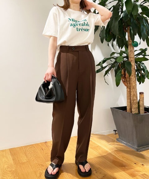 FREE'S MART（フリーズマート）の「ショート丈カラーロゴＴシャツ（Tシャツ/カットソー・レディース・ホワイト/ホワイト系その他/ピンク・FREE）」の11枚目の写真