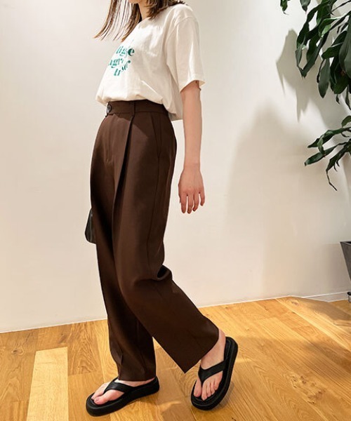 FREE'S MART（フリーズマート）の「ショート丈カラーロゴＴシャツ（Tシャツ/カットソー・レディース・ホワイト/ホワイト系その他/ピンク・FREE）」の22枚目の写真