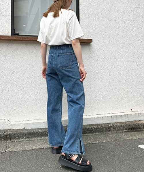 FREE'S MART（フリーズマート）の「ショート丈カラーロゴＴシャツ（Tシャツ/カットソー・レディース・ホワイト/ホワイト系その他/ピンク・FREE）」の6枚目の写真