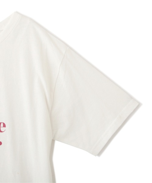 FREE'S MART（フリーズマート）の「ショート丈カラーロゴＴシャツ（Tシャツ/カットソー・レディース・ホワイト/ホワイト系その他/ピンク・FREE）」の10枚目の写真