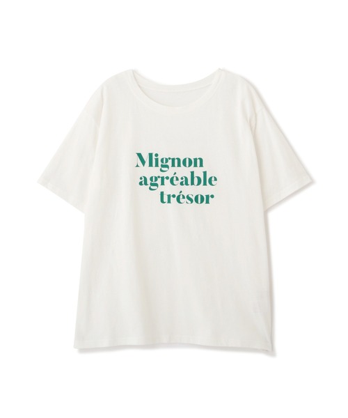 FREE'S MART（フリーズマート）の「ショート丈カラーロゴＴシャツ（Tシャツ/カットソー・レディース・ホワイト/ホワイト系その他/ピンク・FREE）」の7枚目の写真