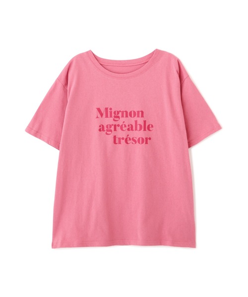 FREE'S MART（フリーズマート）の「ショート丈カラーロゴＴシャツ（Tシャツ/カットソー・レディース・ホワイト/ホワイト系その他/ピンク・FREE）」の14枚目の写真