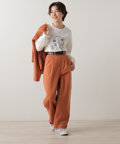 DOUBLE NAME（ダブルネーム）の「裾ボタンワイドパンツ（その他