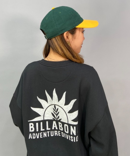 BILLABONG(ビラボン)の「BILLABONG/ビラボン 撥水加工/ビッグシルエット/オーバーサイズ/バックプリントスウェット BC014-007(スウェット・レディース・ホワイト/ブラック/オレンジ・M/L)」の3枚目の写真