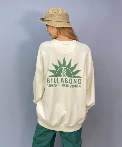 BILLABONG(ビラボン)の「BILLABONG/ビラボン 撥水加工/ビッグシルエット/オーバーサイズ/バックプリントスウェット BC014-007(スウェット・レディース・ホワイト/ブラック/オレンジ・M/L)」の15枚目の写真