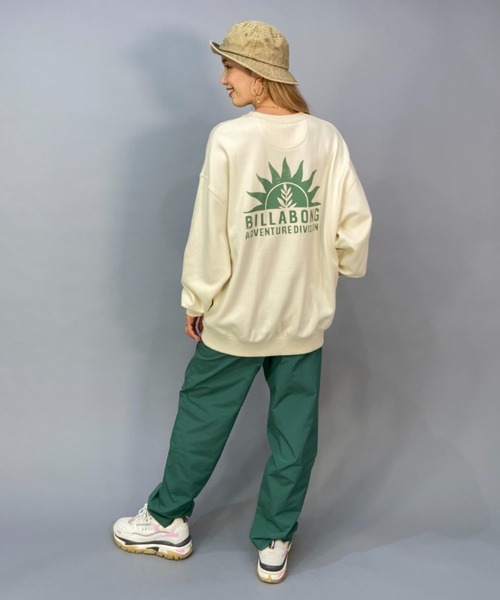 BILLABONG(ビラボン)の「BILLABONG/ビラボン 撥水加工/ビッグシルエット/オーバーサイズ/バックプリントスウェット BC014-007(スウェット・レディース・ホワイト/ブラック/オレンジ・M/L)」の17枚目の写真