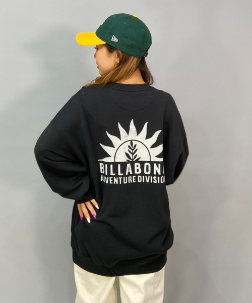 BILLABONG(ビラボン)の「BILLABONG/ビラボン 撥水加工/ビッグシルエット/オーバーサイズ/バックプリントスウェット BC014-007(スウェット・レディース・ホワイト/ブラック/オレンジ・M/L)」の19枚目の写真