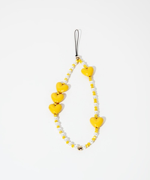 FOLLOWIN（フォロウィン）の「ハートモチーフスマホストラップ（スマホケース/カバー・レディース・ブラック/レッド/イエロー・ONE SIZE）」の16枚目の写真