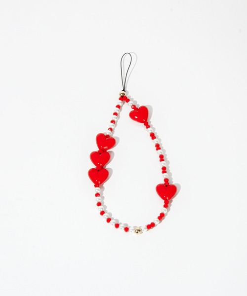 FOLLOWIN（フォロウィン）の「ハートモチーフスマホストラップ（スマホケース/カバー・レディース・ブラック/レッド/イエロー・ONE SIZE）」の18枚目の写真