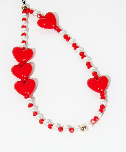 FOLLOWIN（フォロウィン）の「ハートモチーフスマホストラップ（スマホケース/カバー・レディース・ブラック/レッド/イエロー・ONE SIZE）」の19枚目の写真