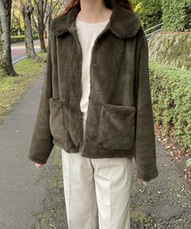 オーバーサイズファージャケット