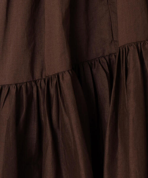 TOMORROWLAND （トゥモローランド）の「【別注】MERLETTE×TOMORROWLAND MERTEL ワンピース（ワンピース・レディース・ダークブラウン/ベージュ・3）」の10枚目の写真