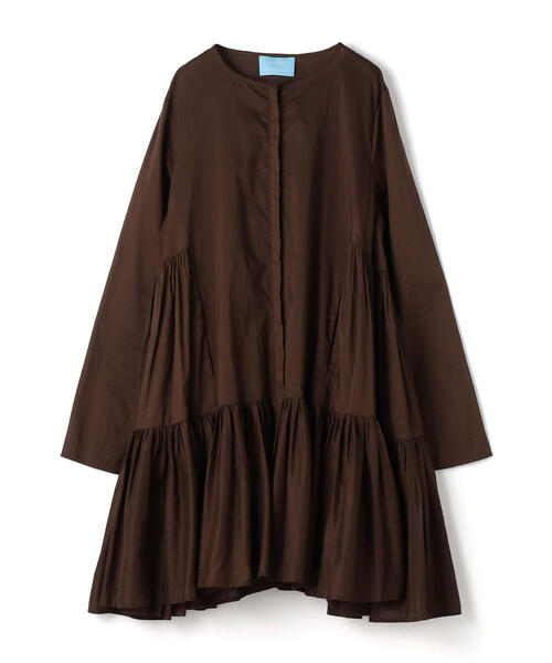 TOMORROWLAND （トゥモローランド）の「【別注】MERLETTE×TOMORROWLAND MERTEL ワンピース（ワンピース・レディース・ダークブラウン/ベージュ・3）」の13枚目の写真