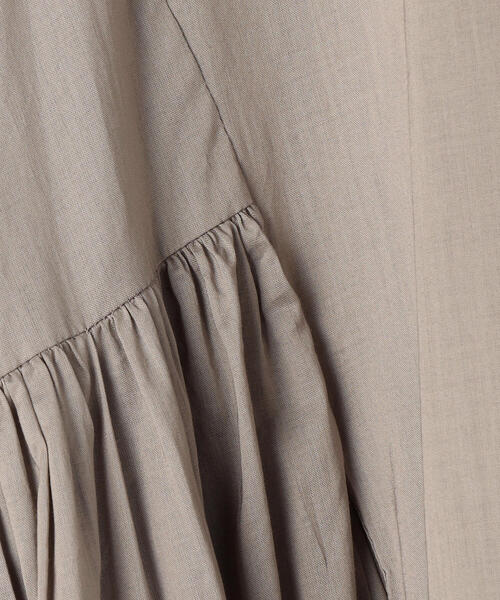 TOMORROWLAND （トゥモローランド）の「【別注】MERLETTE×TOMORROWLAND MERTEL ワンピース（ワンピース・レディース・ダークブラウン/ベージュ・3）」の17枚目の写真